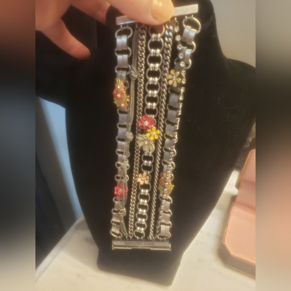 Floral Silver Bracelet
